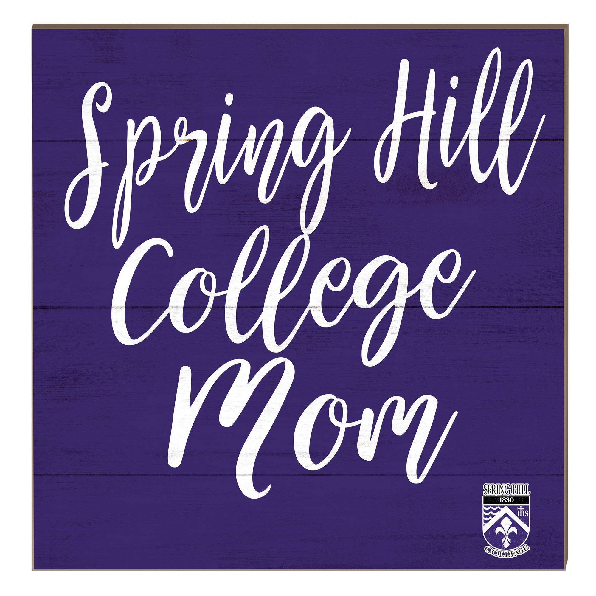 Spring Hill Badgers 10" x 10" Mom Plaque