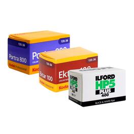 Kodak - Portra 800 & Ektar 100 Color Negative Film + Ilford HP5 Plus B&W Neg. Film