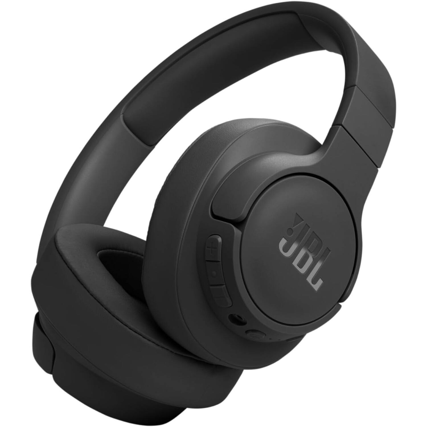 Alt View 6. JBL - JBL - Tune 770NC Adaptive Noise Cancelling Wireless Over-Ear Headphon - Black - Black.
