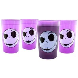 Disney - The Nightmare Before Christmas Jack Color-Changing Cups | Set of 4 - Purple