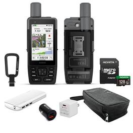 Garmin - GPSMAP H1 Premium Handheld GPS Navigator Bundle with Accessories