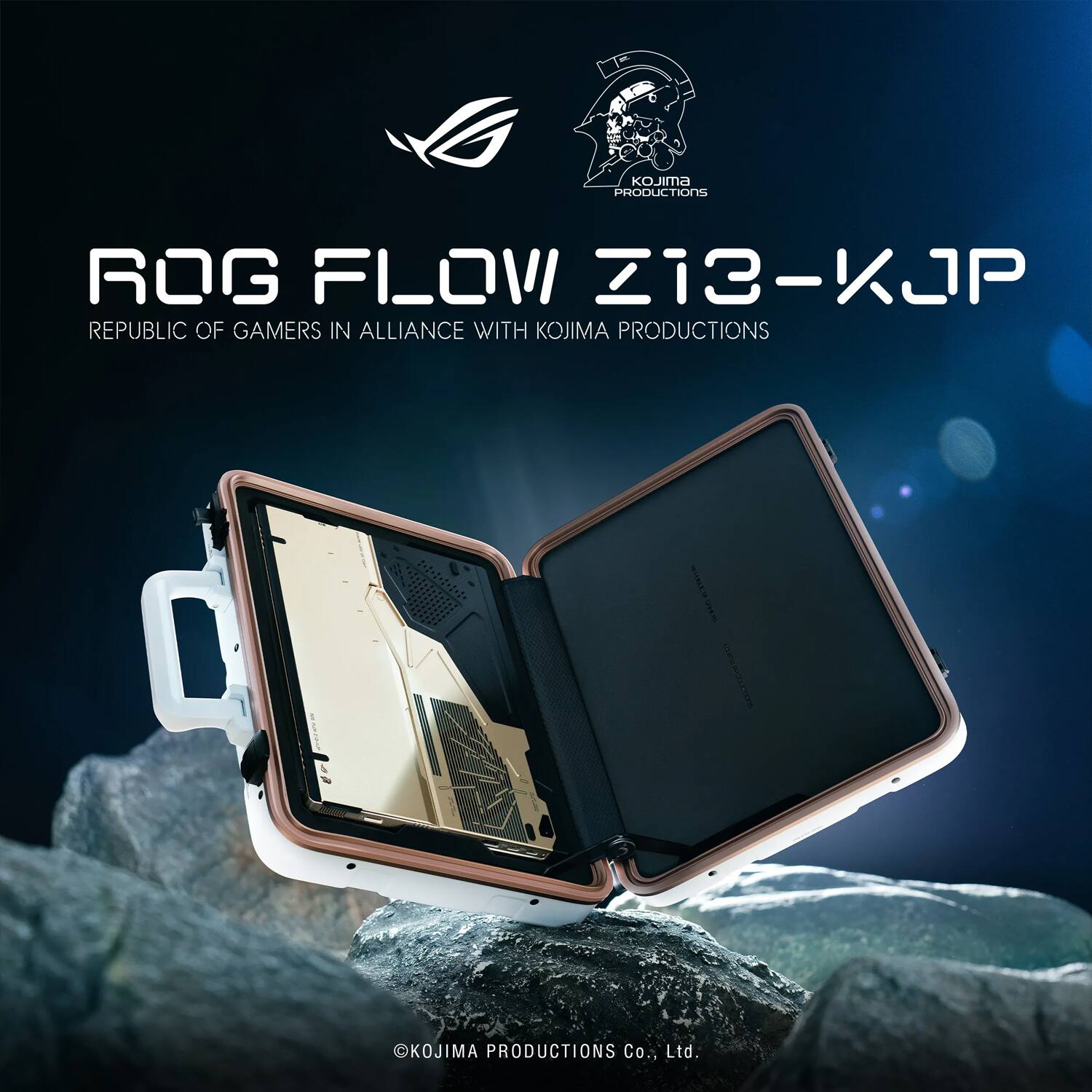 ROG FLOW Z13-KJP  
REPUBLIC OF GAMERS IN ALLIANCE WITH KOJIMA PRODUCTIONS  
KOJIMA PRODUCTIONS Co., Ltd.