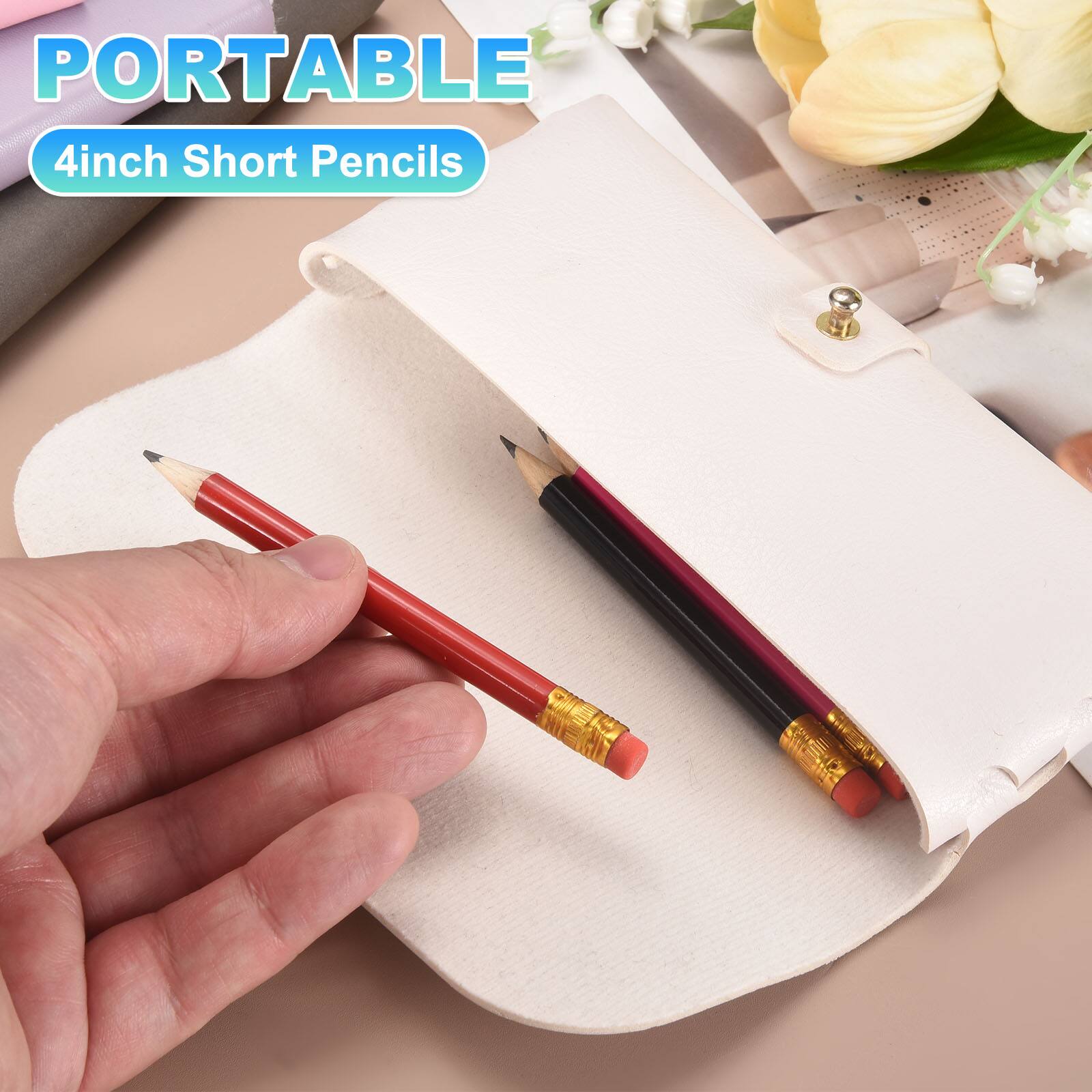 PORTABLE 4inch Short Pencils
