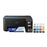 Epson - EcoTank ET-2400 Wireless Color All-in-One Cartridge-Free Supertank Printer with Scan and Copy - Black - Front_Zoom
