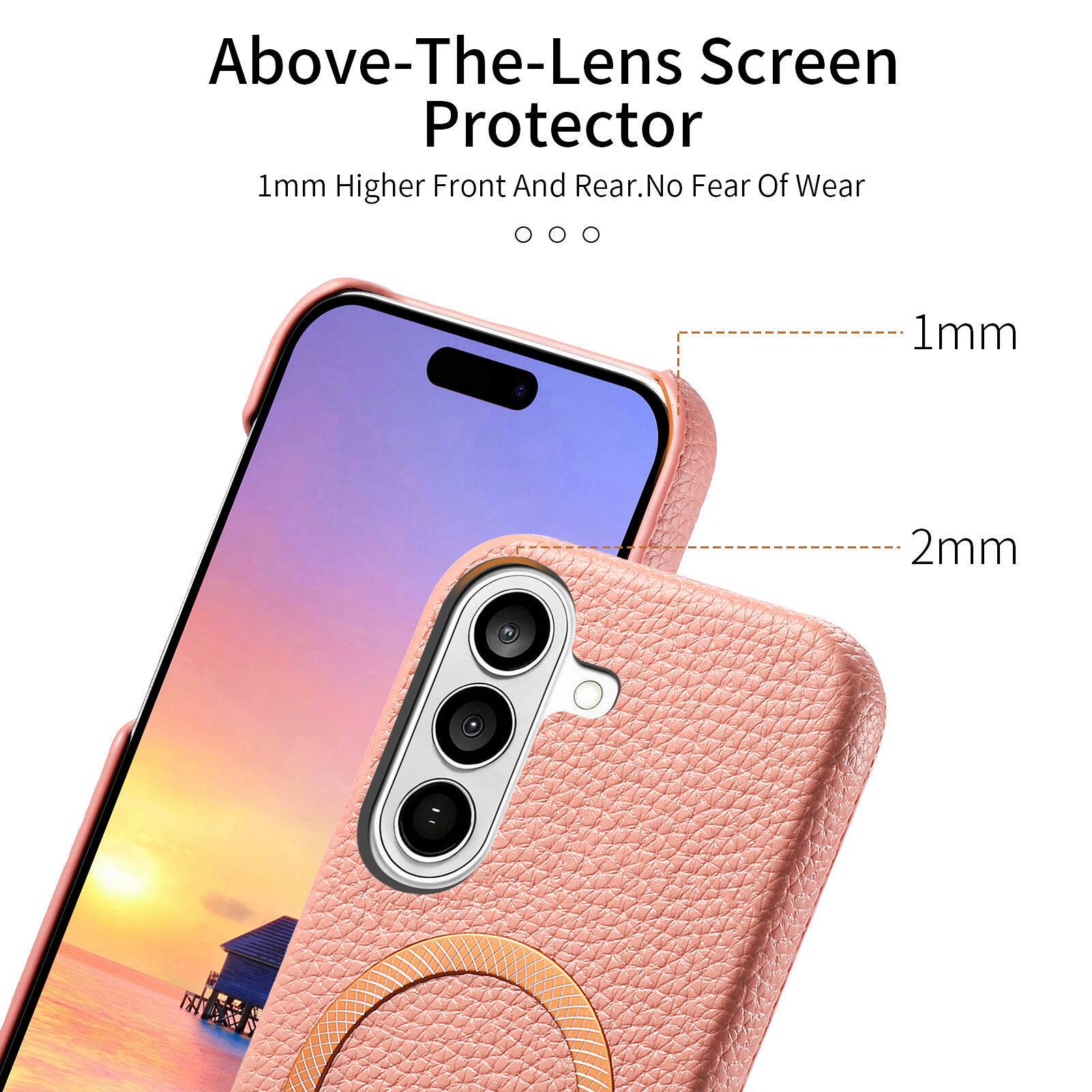 Above-The-Lens Screen Protector  
1mm Higher Front And Rear. No Fear Of Wear