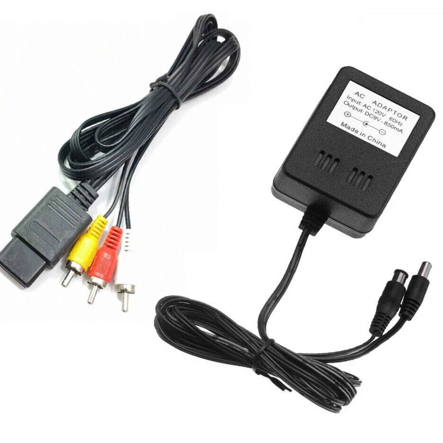 AC Input: Output: AC ADAPTOR DC9V 120V 60Hz Made 850mA in China
