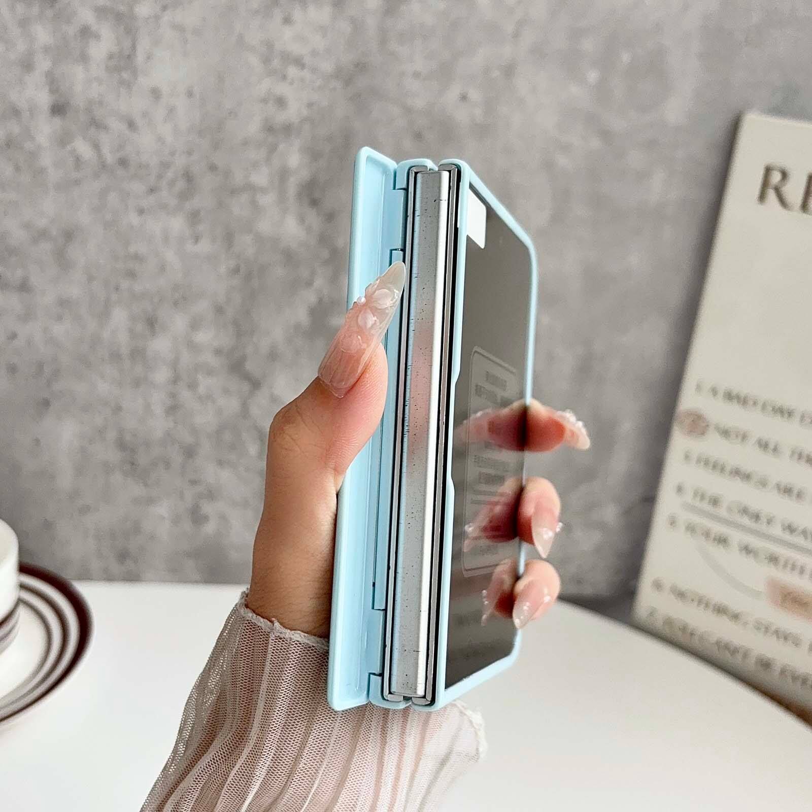 Alt View 2. Dteck - for Apple iPhone Duo Magnetic PU Leather Case with Bulit in Glass Front Screen Protector,Shockproof Rugged Hinge Cover - Black.