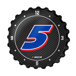 The Fan-Brand - Kyle Larson 18.5" Bottle Cap Wall Clock - Multicolor