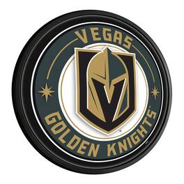 The Fan-Brand - Vegas Golden Knights 18'' x 18'' Slimline Illuminated Wall Sign - Multicolor