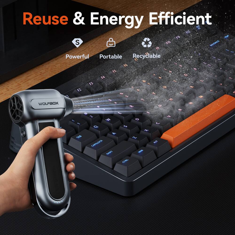 Reuse & Energy Efficient

Powerful Portable Recyclable

WOLFBOX