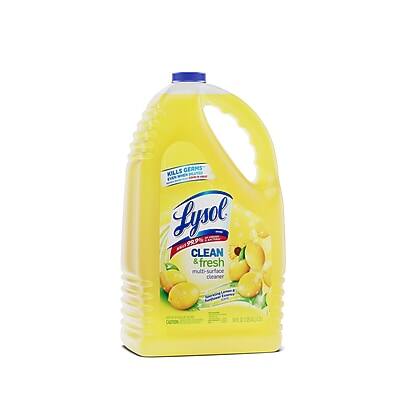 Kills Germs  
Lysol  
Clean & Fresh  
Multi-Surface Cleaner  
For Cleaning  
Lemon Scent