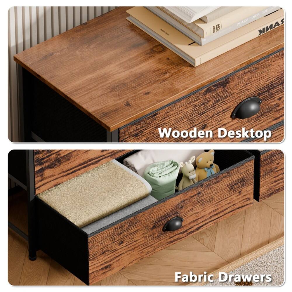 MAC ORE LEON SILTON RANK Wooden Desktop Fabric Drawers