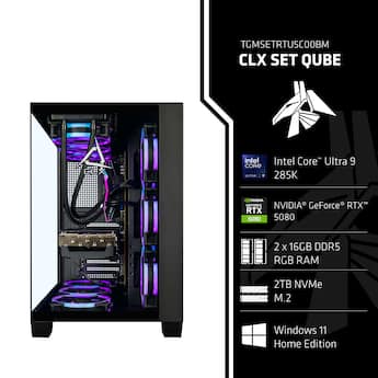 CLX SET Gaming Computer Intel Core Ultra 9 285K 32GB DDR5 5600 CLX SET Gaming Computer Intel Core Ultra 9 285K 32GB DDR5 5600