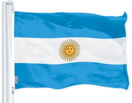 G128 - Argentina Flag 3 x 5 ft 150D Polyester - Assorted Colors