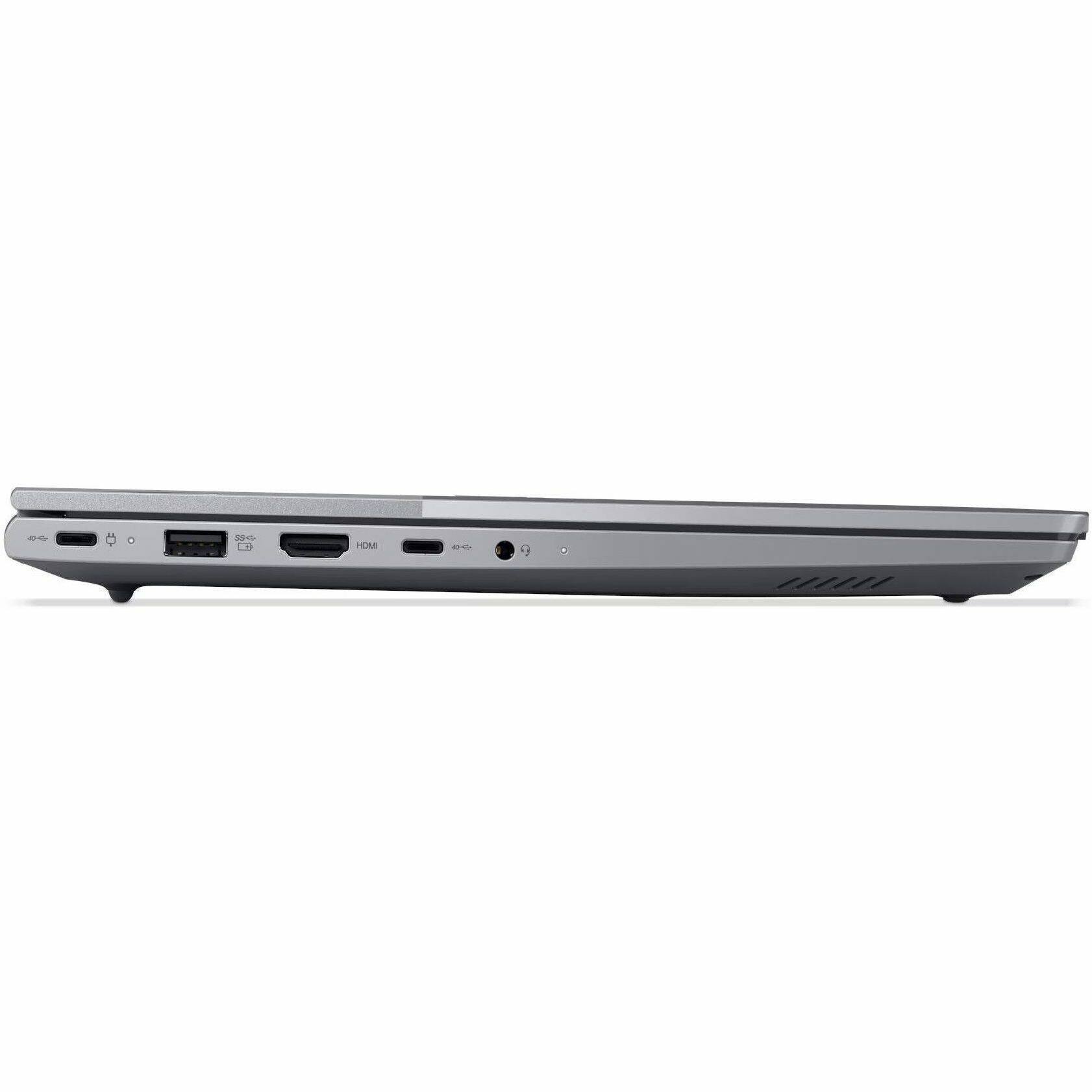 Alt View 8. Lenovo - Lenovo ThinkBook 14 G9 AHP 21V00003US 14" Touchscreen Notebook - WUXGA - 60 Hz - AMD Ryzen 7 250 - 16 GB - 512 GB SSD - Arctic Gray.