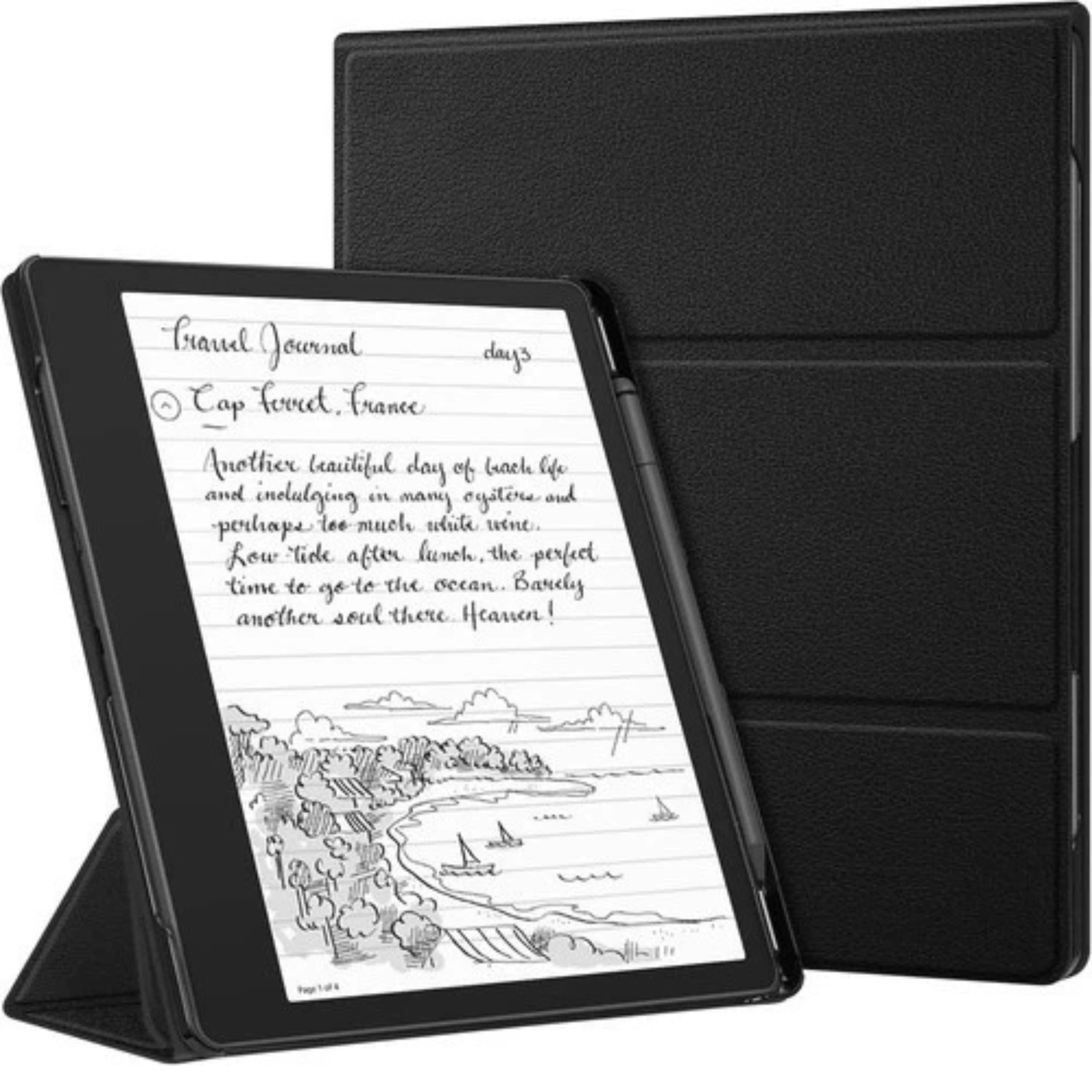 Kitcheniva - Adjustable Stand Case For Kindle Scribe 10.2 Inch First Generation - Black