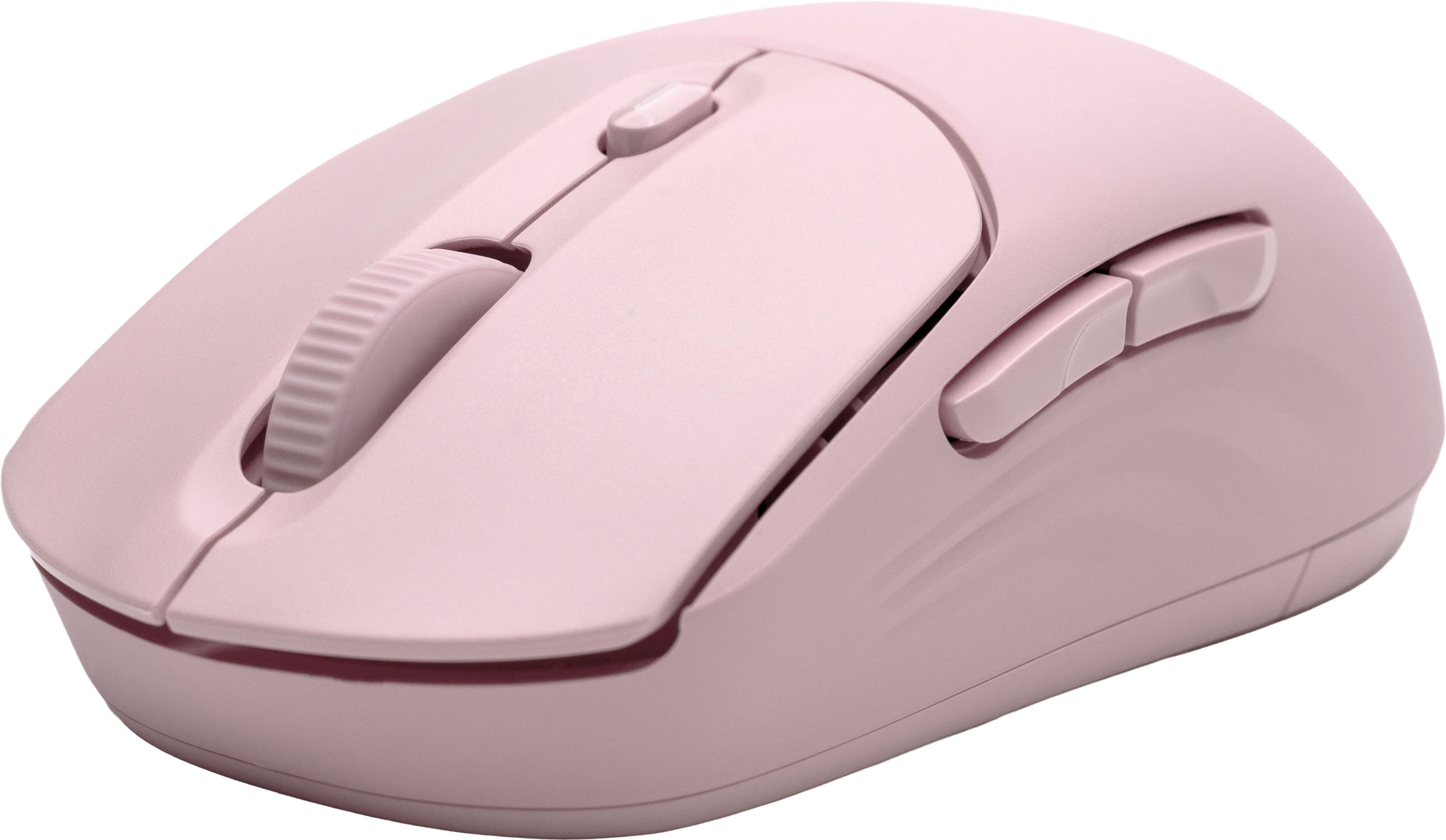 Angle. HP - 400 Quiet Wireless Bluetooth Ambidextrous Mouse - Pink.