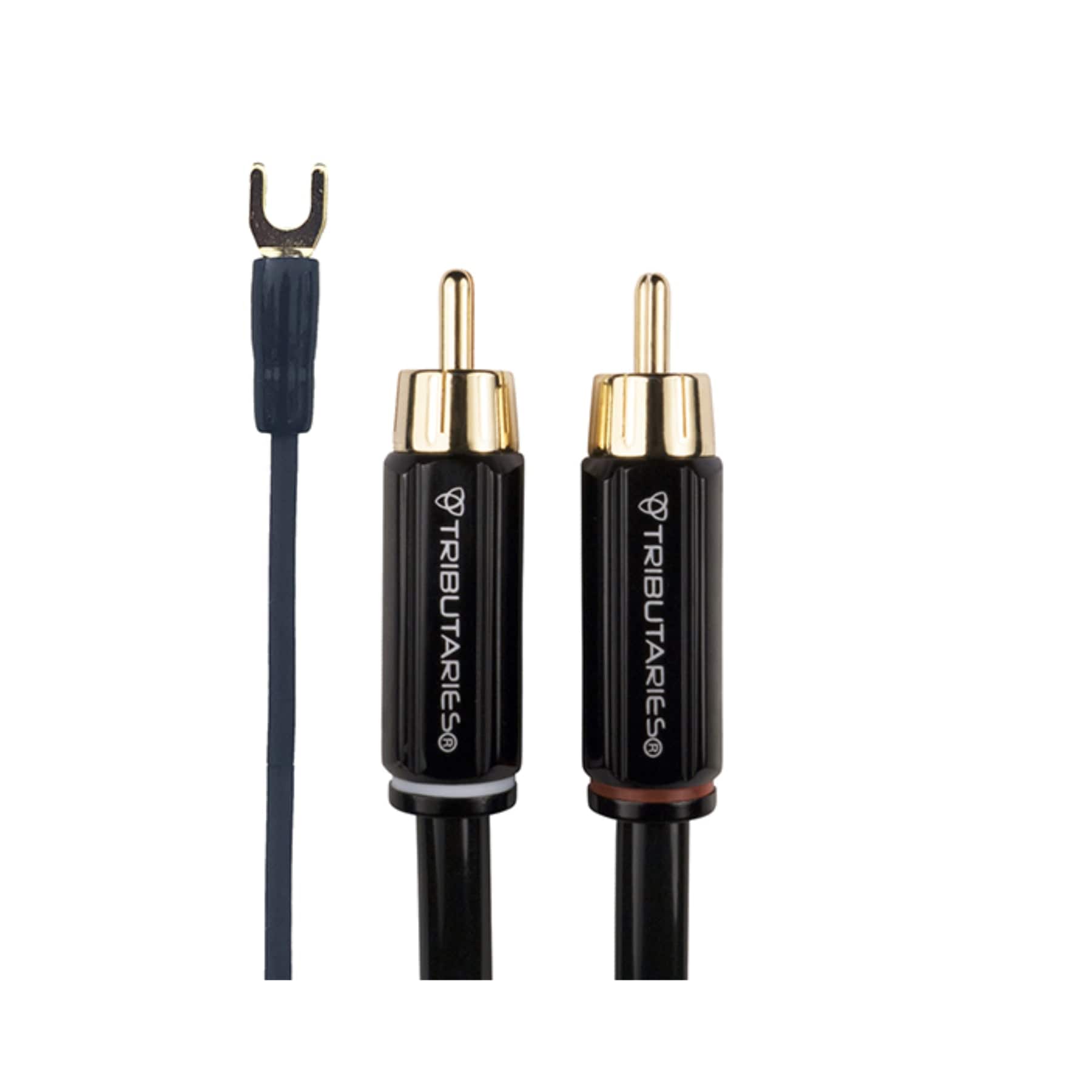 Tributaries - Model 4PC Phono Cable - 1.5M - Black