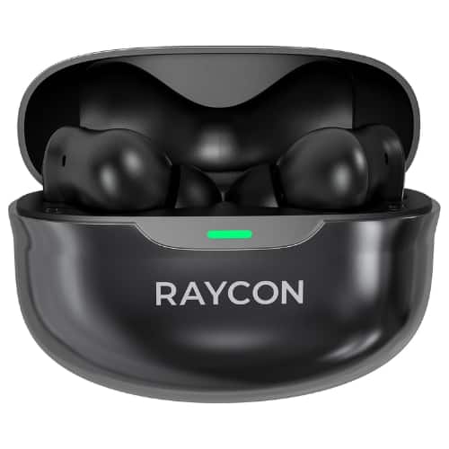 Raycon - Pro Wireless Bluetooth Earbuds with Hybrid ANC & Awareness Mode, 40-Hour Battery, IPX5, Bluetooth 5.3 (Black)