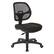 Angle. OSP Home Furnishings - Mesh Screen Back Task Chair with Fabric Seat - Black.