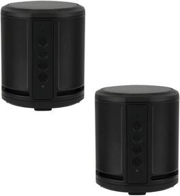 Altec Lansing - HydraOrbit EverythingProof Bluetooth Speaker 2-Pack - Black