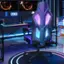 Left. Bestier - RGB Gaming Chair with LED Lights Ergonomic Spring Cushion & Breathable Mesh Back - Black.