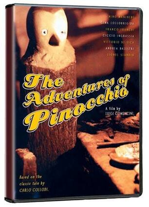 Front. Adventures of Pinocchio - DVD.
