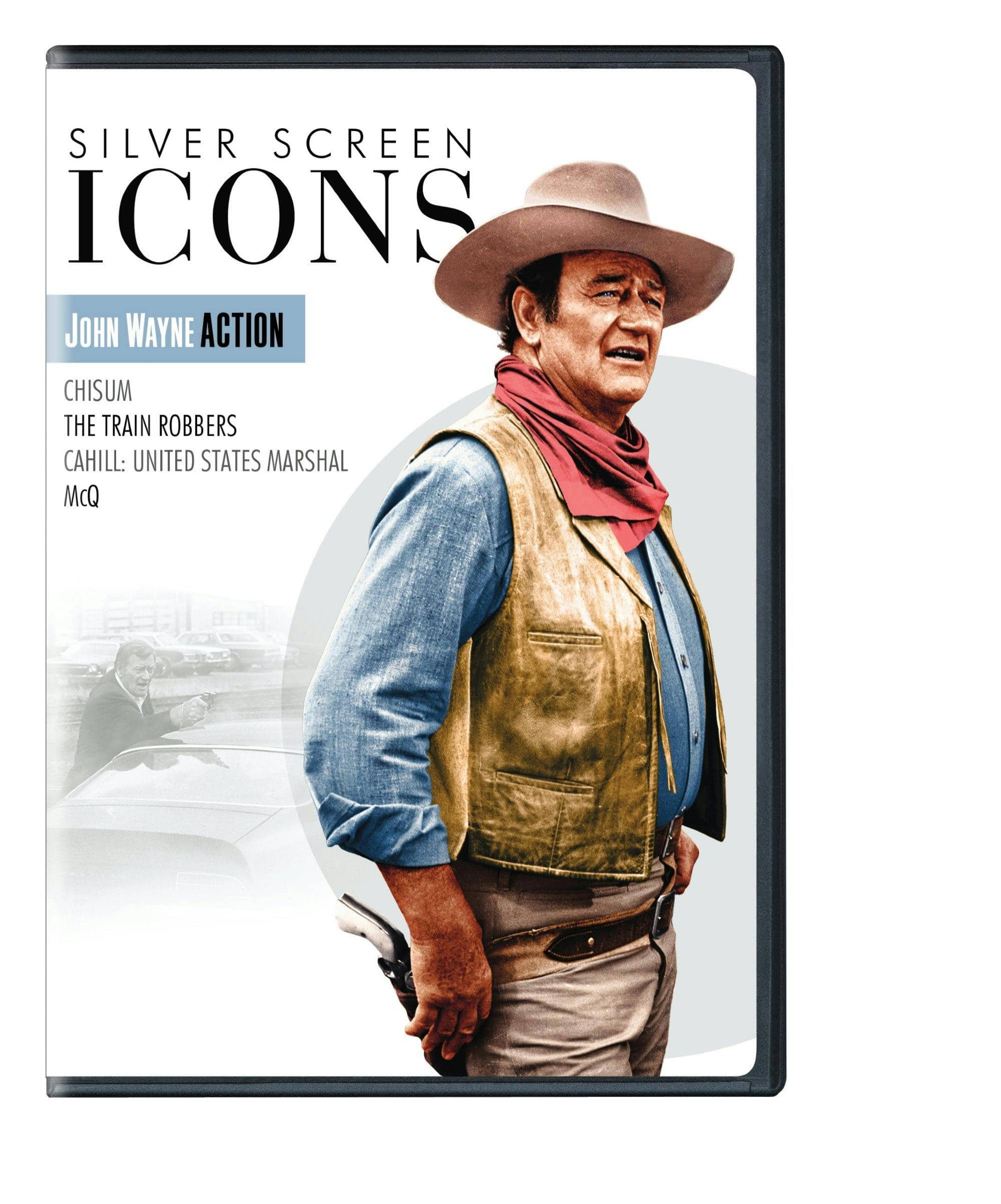 Front. Silver Screen Icons: John Wayne Action (DVD New Box Art) [DVD].
