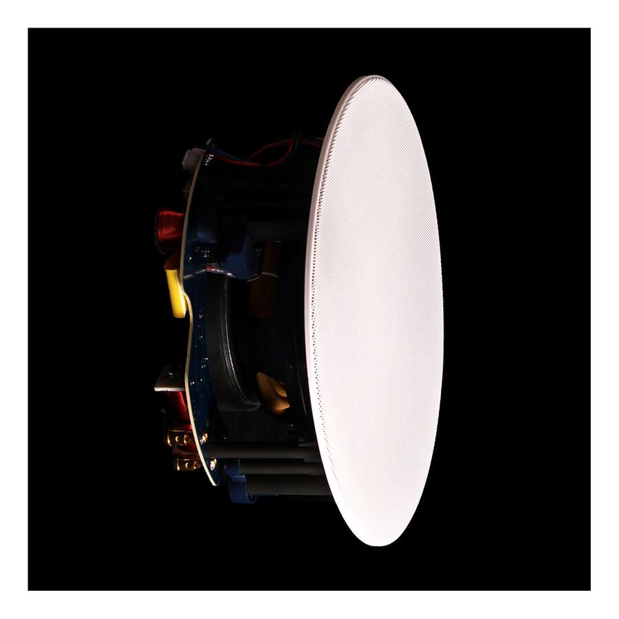 Lithe Audio 6.5 In. 2 way Passive IP44 Ceiling Speaker (Single) Black ...