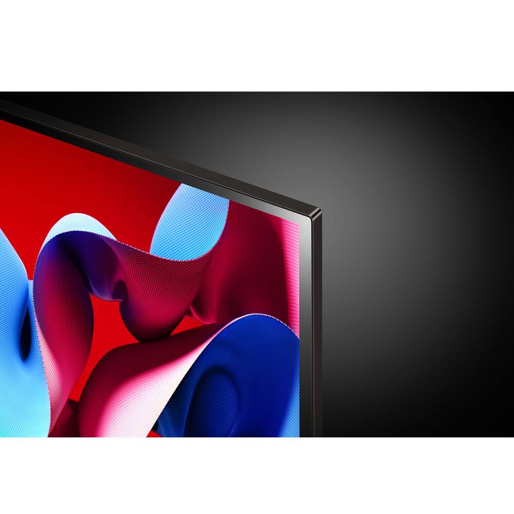 Alt View 4. LG - 65” Class OLED evo C4 Series TV with webOS 24 - Black.