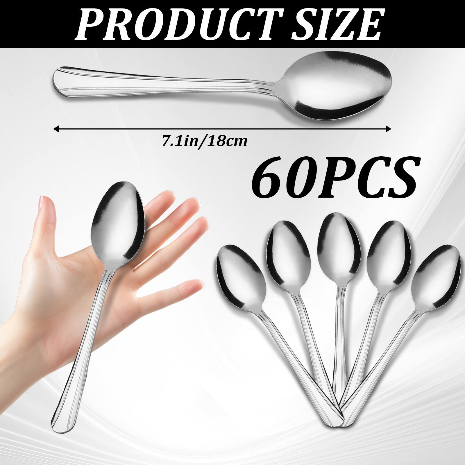 PRODUCT SIZE  
7.1in/18cm  
60PCS