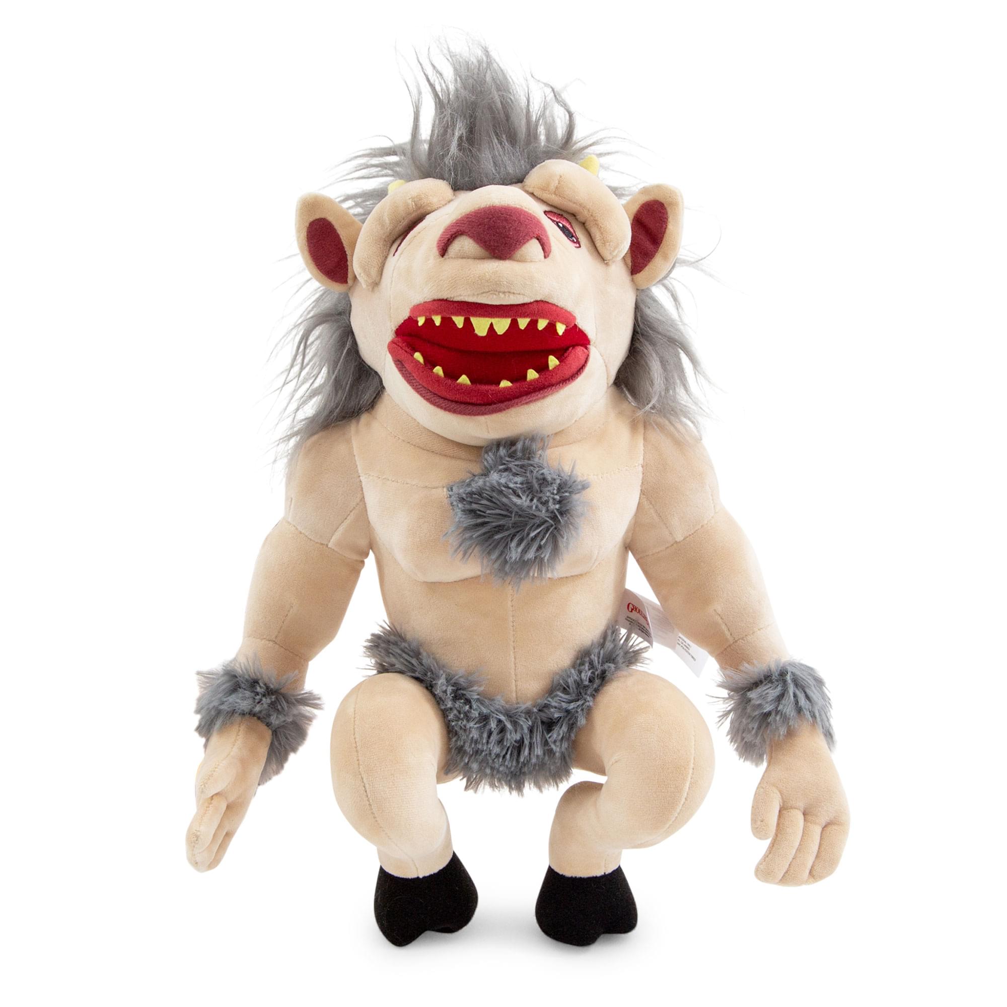 Front. Toynk - Ghoulies II 14-Inch Collector Plush Toy | Rat Ghoulie - Brown.