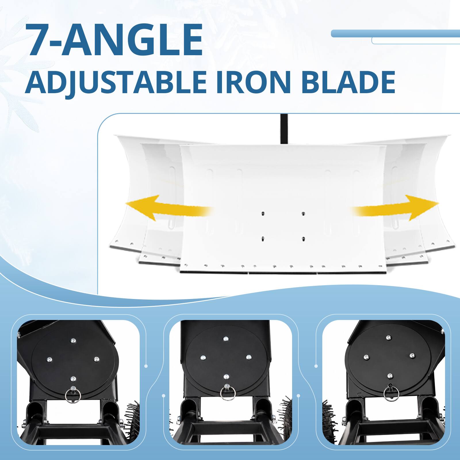 7-ANGLE ADJUSTABLE IRON BLADE