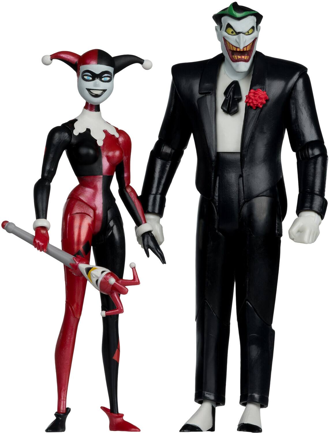 Alt View 1. DC Direct - McFarlane Toys - DC Direct – Batman The Animated Series – Harley Quinn & The Joker  (MAD LOVE)(GOLD - COLLECTIBLES - Multicolor.