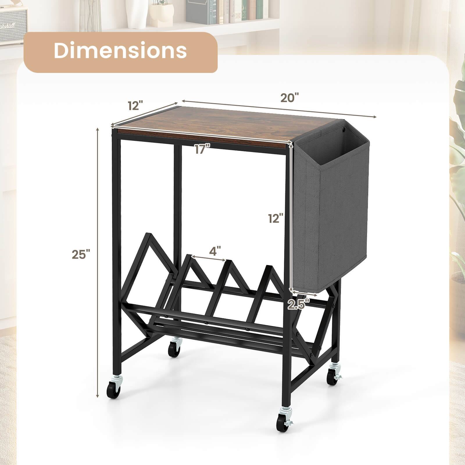 Dimensions  
12" x 20" x 17"  
25" (height)  
4" (depth)  
2.5" (thickness)
