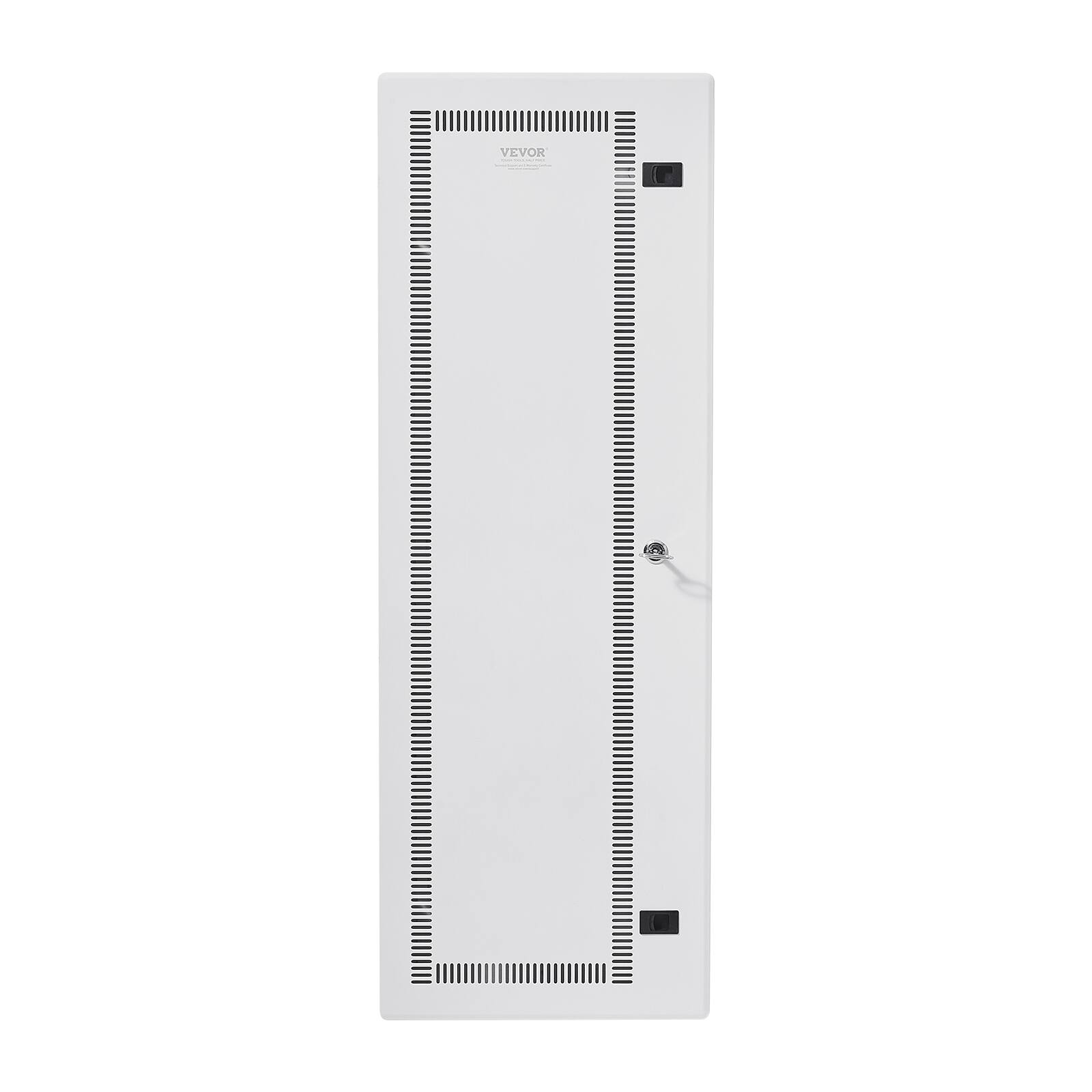 Alt View 5. VEVOR - Media Enclosure, 42-Inch, Structured Media Center with Vented Hinged Door, Cable Management Box - White.