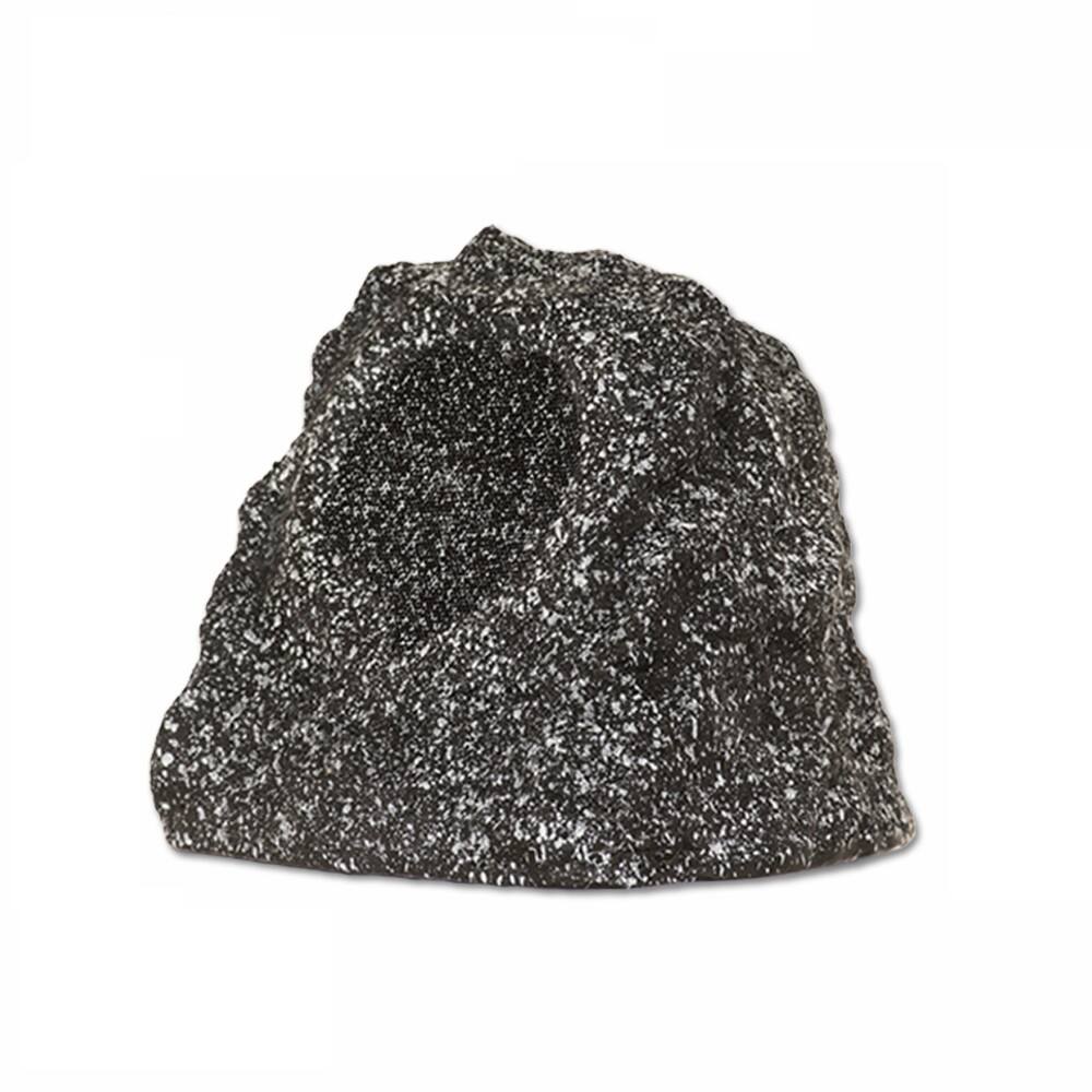 Front. Theater Solutions by Goldwood - B41GG Fully Wireless Rechargeable Battery Bluetooth Outdoor Rock Speaker - Granite Gray.