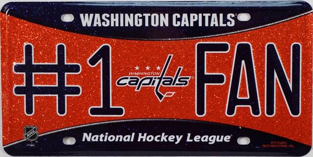 WASHINGTON CAPITALS
#1 FAN
WASHINGTON CAPITALS
National Hockey League
NHL
NHL LICENSE PLATE
RICO INDUSTRIES, INC