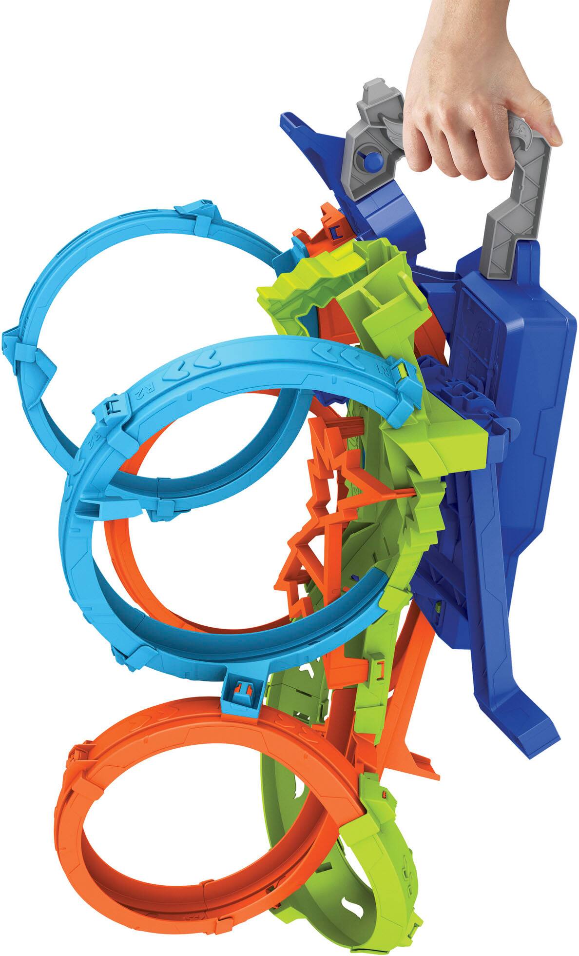 Alt View 17. Hot Wheels - 4-Loop Crash-Out Track Set.
