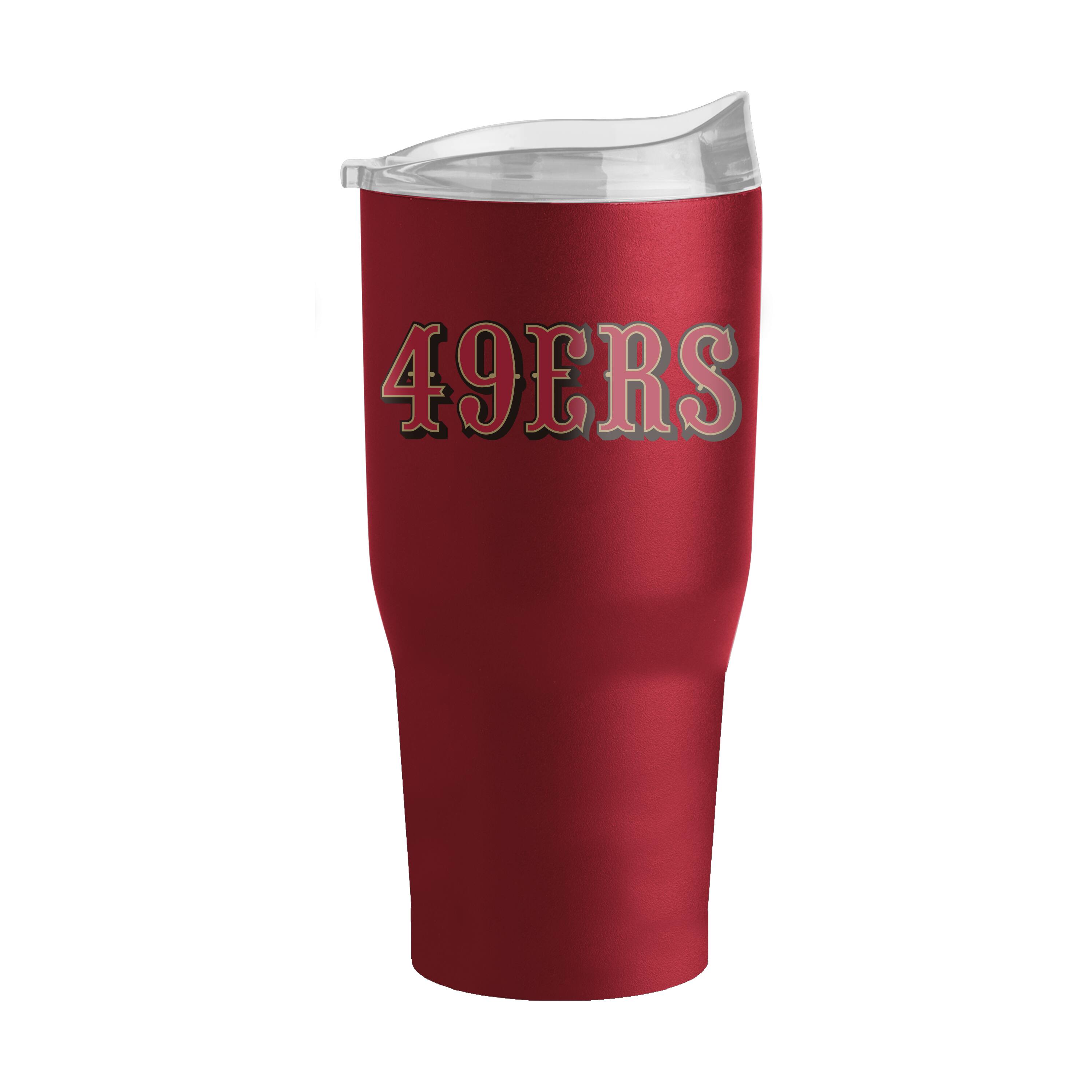 Alt View 1. Logo Brands - San Francisco 49ers 30oz. Flipside Powder Coat Tumbler - Multicolor.