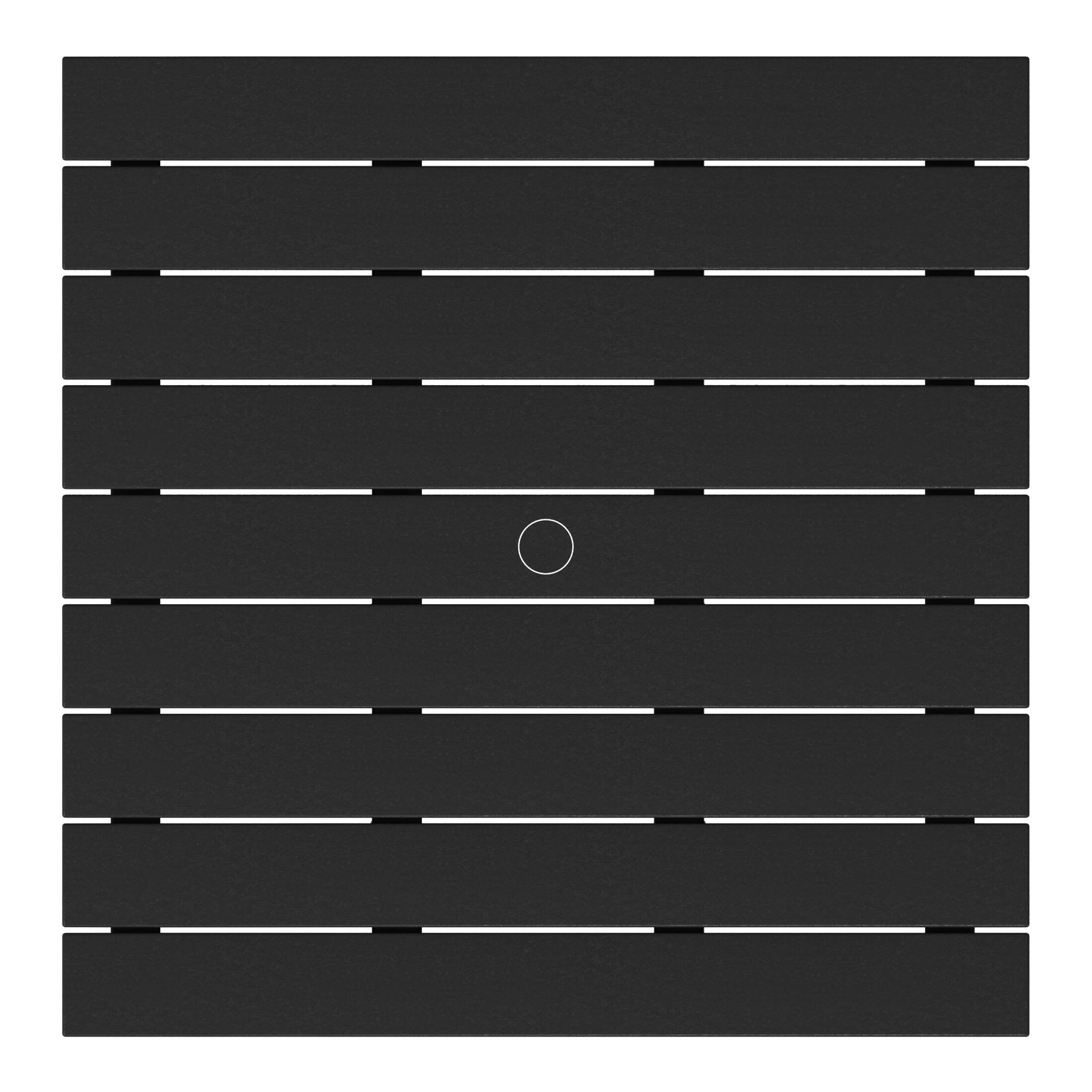 Alt View 1. WestinTrends - WestinTrends Malibu Kids Outdoor Patio Furniture HDPE 30" Wide Square Dining Table - Black.
