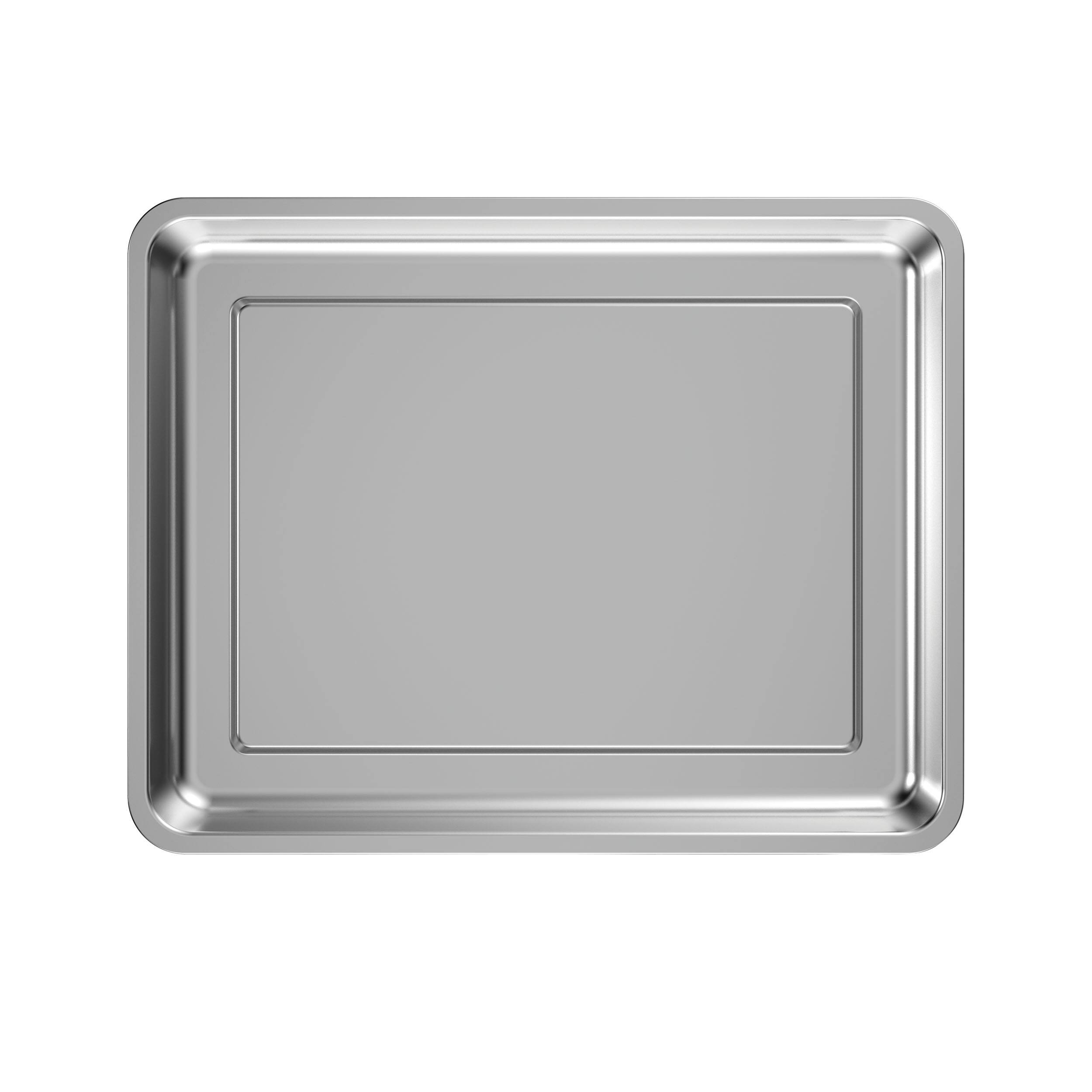 Alt View 8. MegaChef - MegaChef 10 in 1 Electronic Multifunction 360 Degree Hot Air Technology Countertop Oven - Silver.