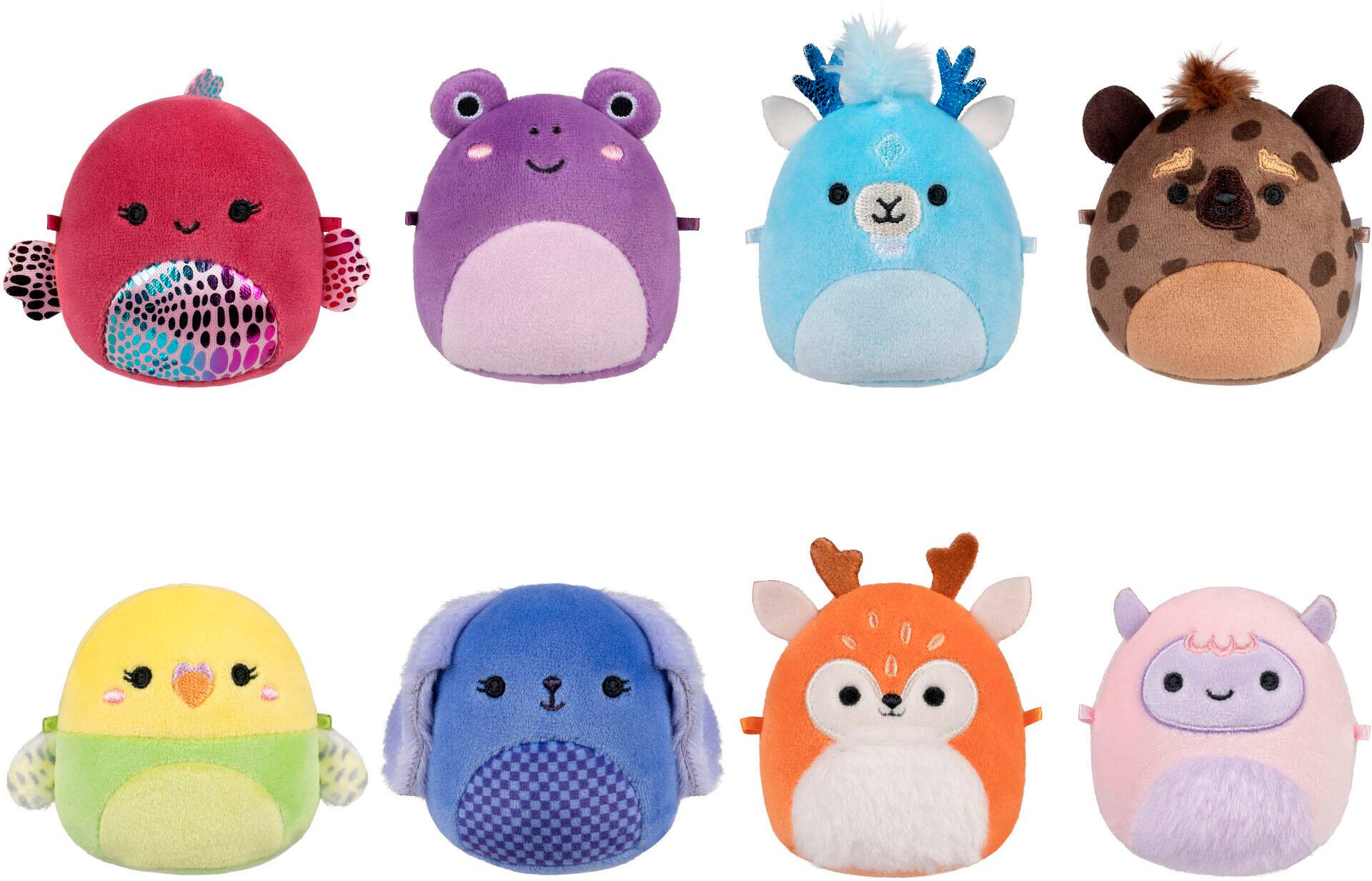 Angle. Jazwares - Squishmallows Original Micromallows 8 Pack 2.5" Plush Set (Series 2).