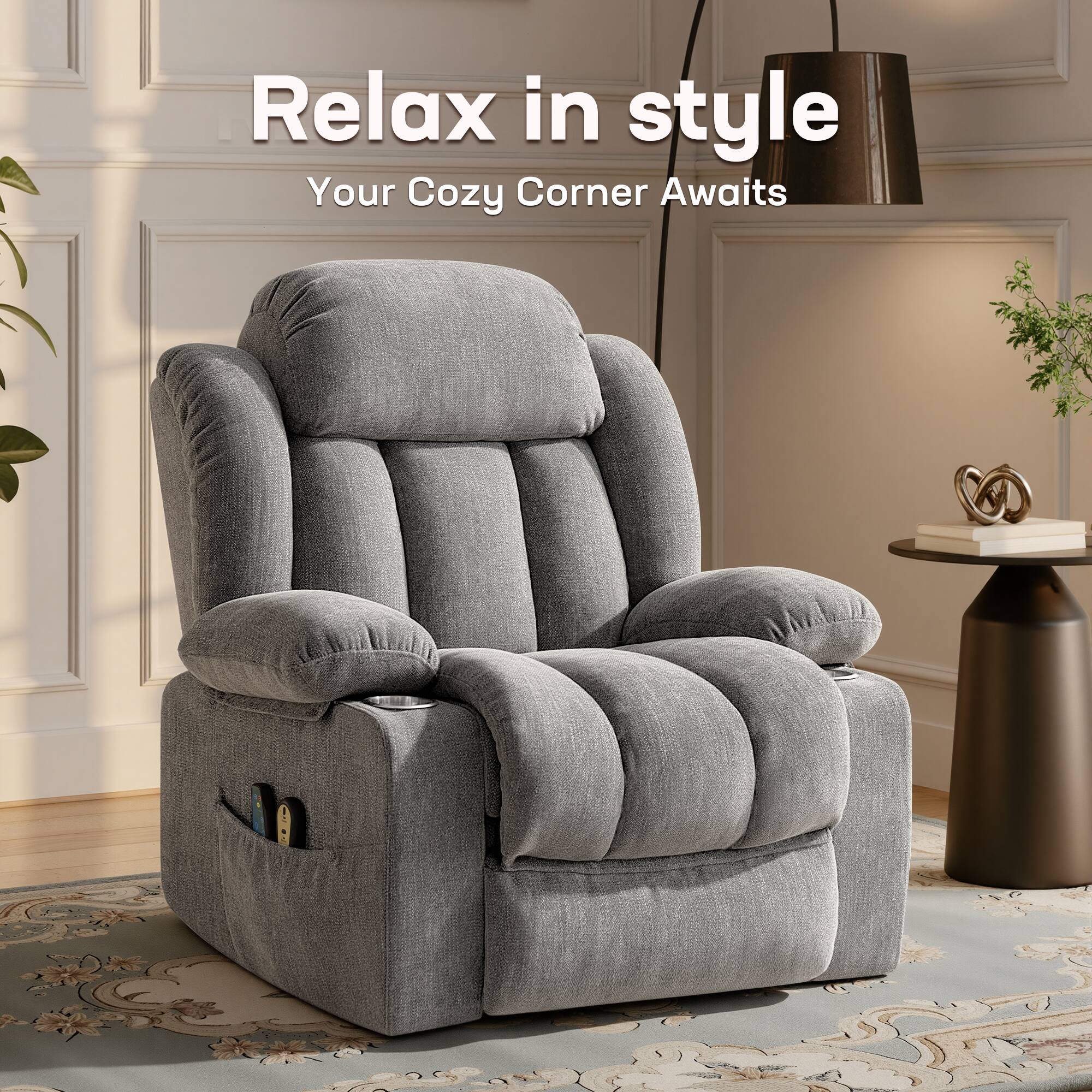 Relax in style  
Your Cozy Corner Awaits