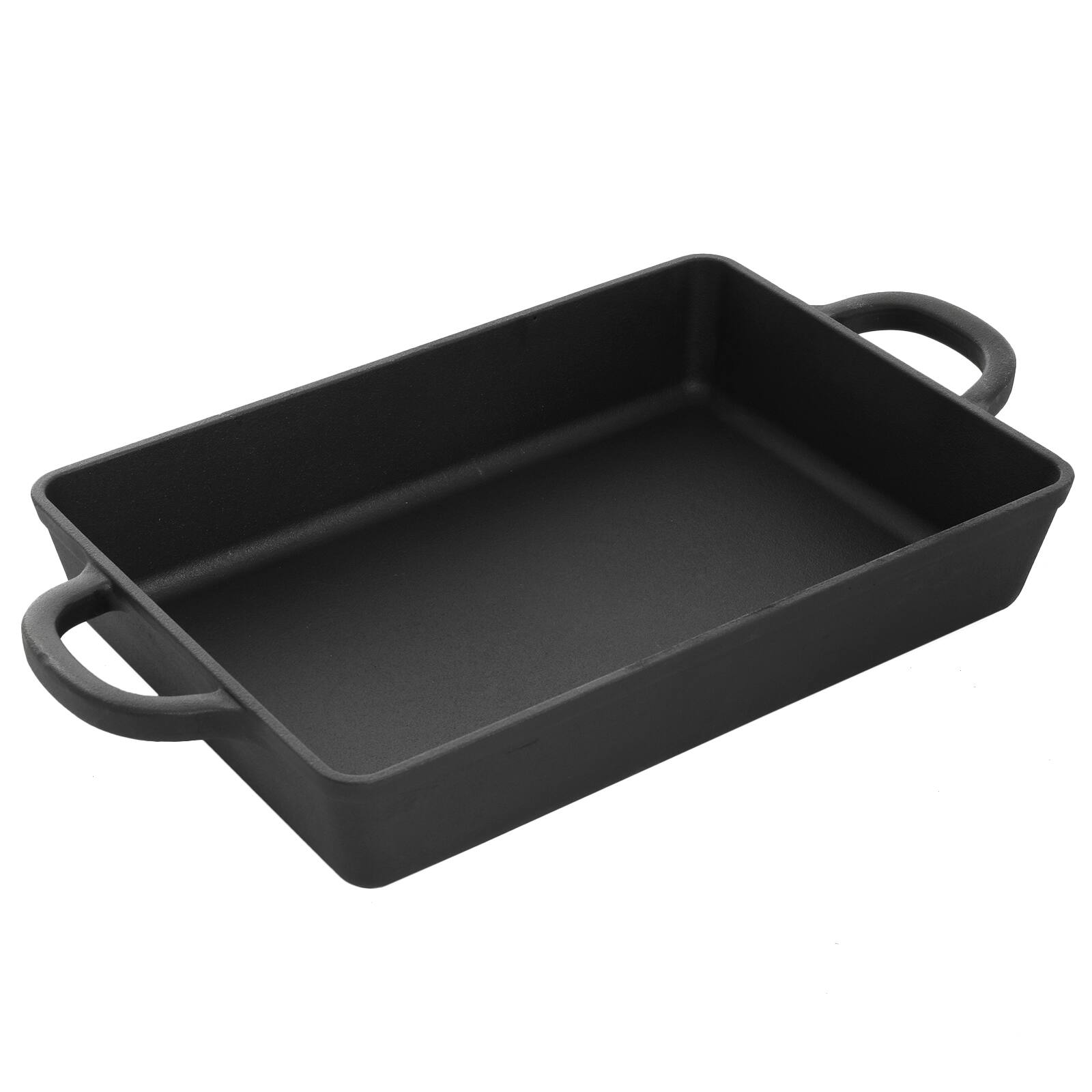 Crock-Pot - Crock Pot Artisan 13 in. Preseasoned Cast Iron Lasagna Pan - Black