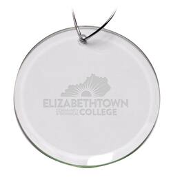 Jardine - Elizabethtown Community and Technical College 3'' Round Glass Ornament - Multicolor