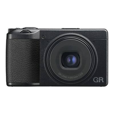 Ricoh GR IIIx, Black, Digital Compact Camera with 24MP APS C Size Ricoh GR IIIx, Black, Digital Compact Camera with 24MP APS C Size
