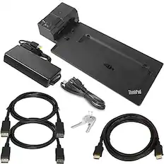Front. Lenovo - 135W ThinkPad Ultra Docking Station (40AJ0135US) Bundle.