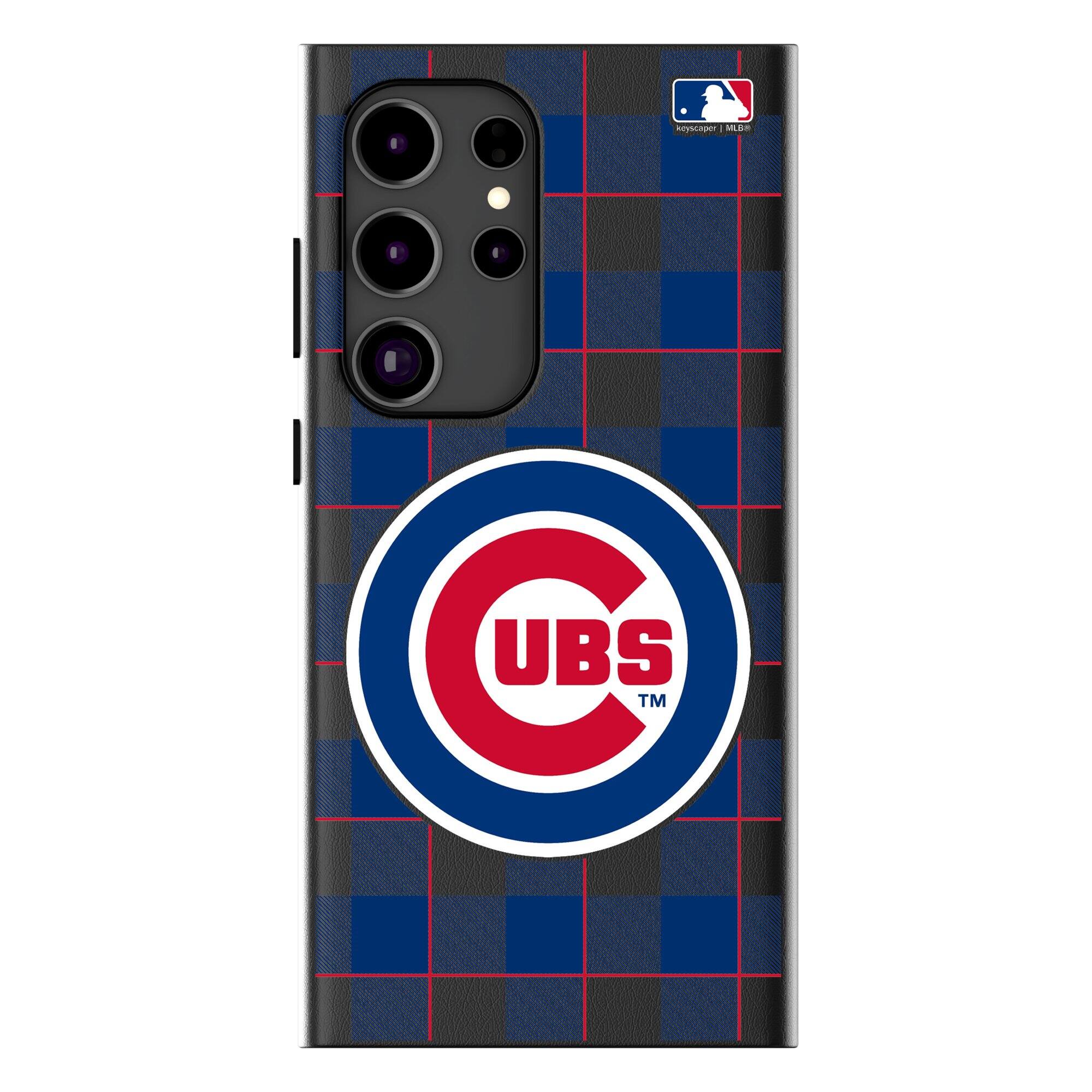 Keyscaper - MLB - Chicago Cubs Plaid Galaxy Magnetic Bump Case - S24 Ultra - Black price history on PriceWatchPro