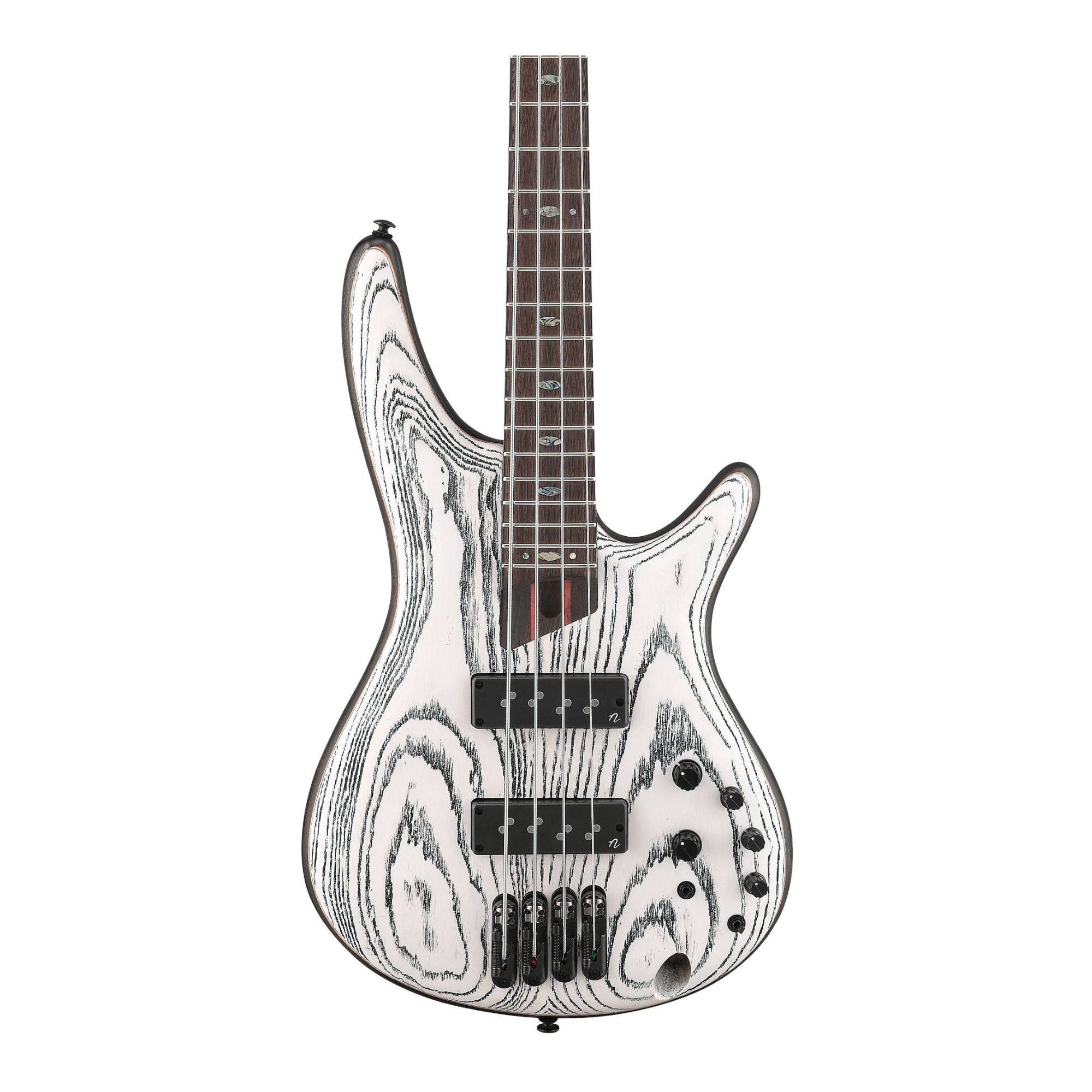 Back. Ibanez - Ibanez SR1320SBIVF SR Premium 4str Electric Bass w/Bag - Icebreaker Wave Flat.
